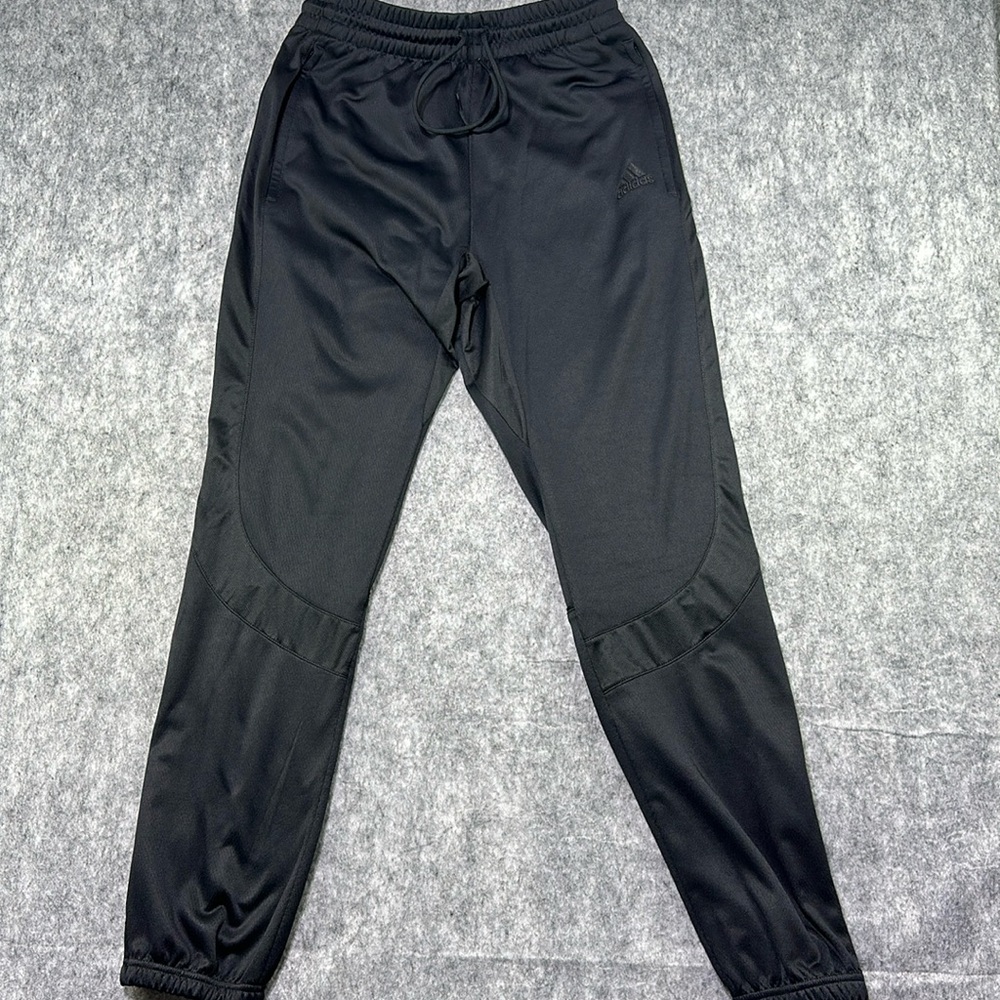 Adidas Aeroready Women’s Joggers Size Small Black Zip Ankle